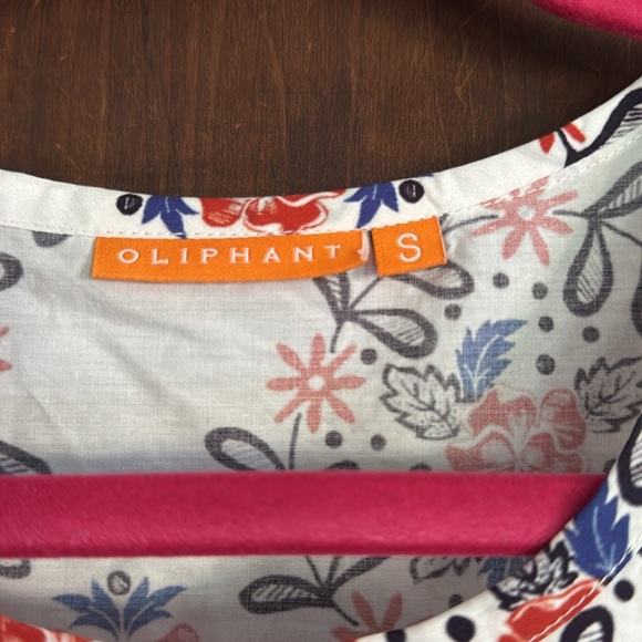 Oliphant Puff Sleeve Mini Dress Size Small - Picture 4 of 4